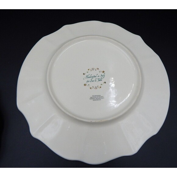 Sur La Table Mara Pattern Dinner Plates 11 Inch Made in Italy Set of 2 - Picture 12 of 12